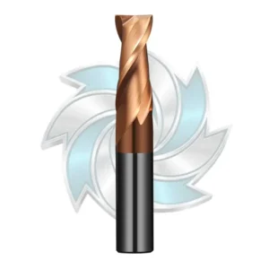 HRC55 Steel 2 Flute Flat End Milling Cutter