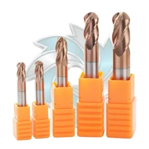 HRC55 4 flute ball nose end mill for hardened steel profiling