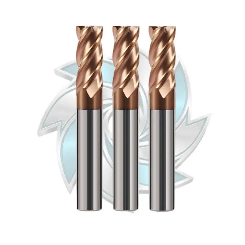 HRC55 4 Flute Solid Carbide Flat End Mill