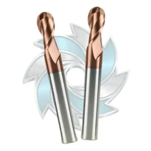 Durable Mills HRC68 solid carbide 2 flute ball nose end mill cutter