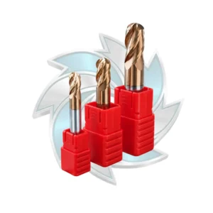Durable Mills solid carbide 4 flute ball nose end mill for hardened steel