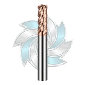 HRC58 Steel 4 Flute Flat End Milling Cutter