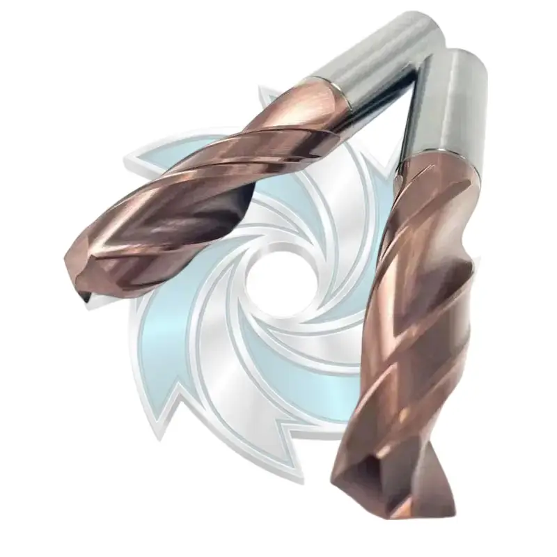 Wear-resistant coating and chip evacuation flute on solid carbide twist drill