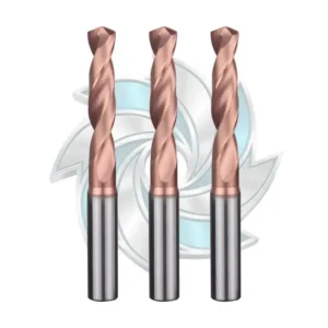 Durable Mills industrial solid 5D carbide drill bit with external coolant flutes