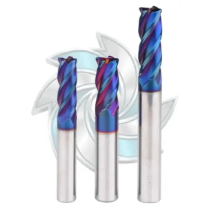 Durable Mills Solid Carbide Bull Nose End Mill for HRC65 Hardened Steel