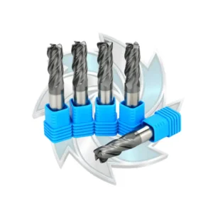 HRC60 4 Flute Corner Radius End Mill for Hardened Steel