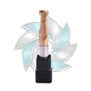 Solid carbide HRC68 2 flute flat end mill for hardened steel CNC milling