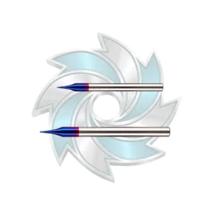 Durable Mills HRC65 solid micro carbide end mill cutter for hardened steel