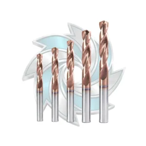 Durable Mills 3D solid carbide drill bit with external coolant flutes for CNC machining