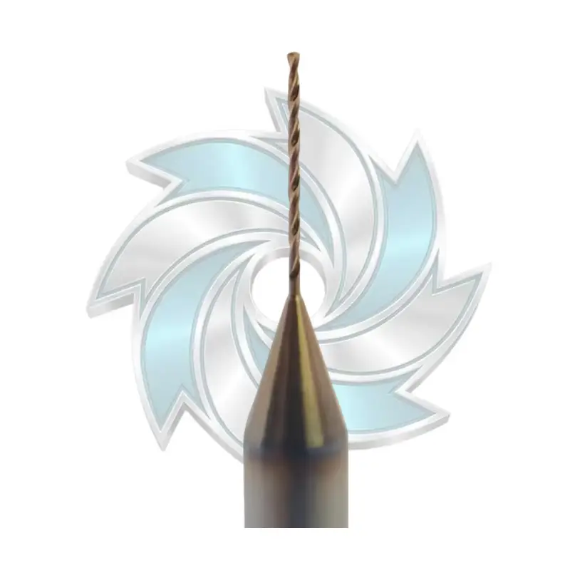 Solid Carbide Micro Drill for Deep Hole Machining (5D–30D)